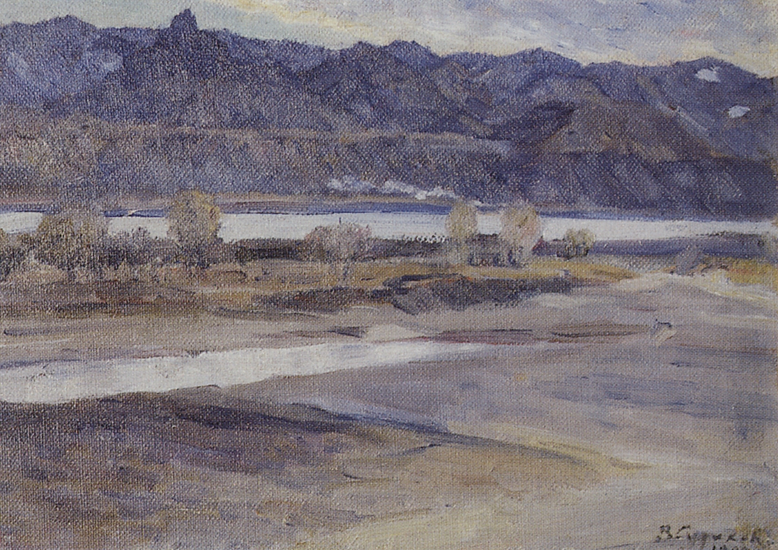 Суриков. Горы близ Красноярска. 1909
