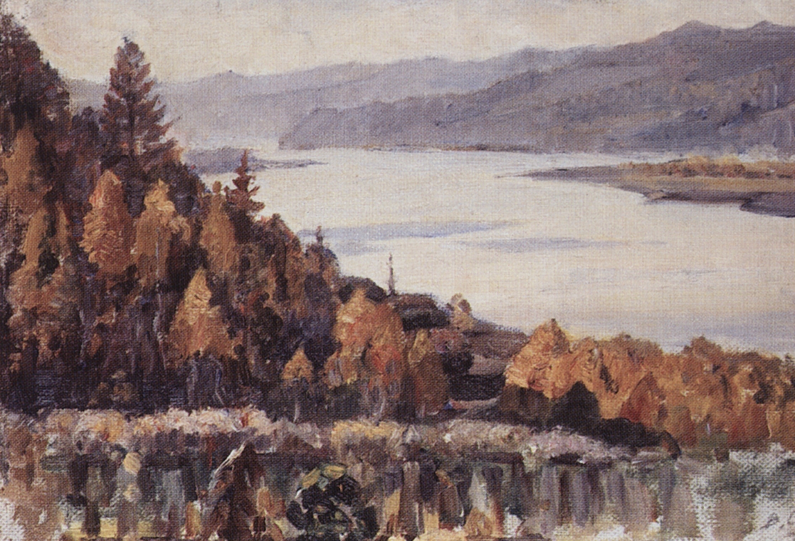 Суриков. Енисей у Красноярска. 1909