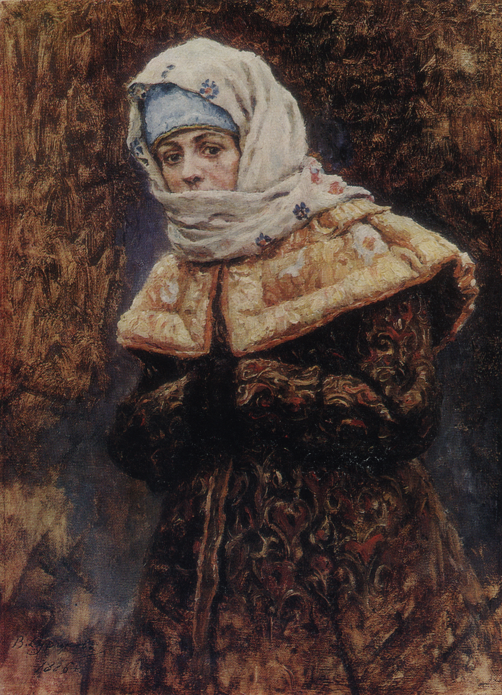 Суриков. Боярышня. 1886