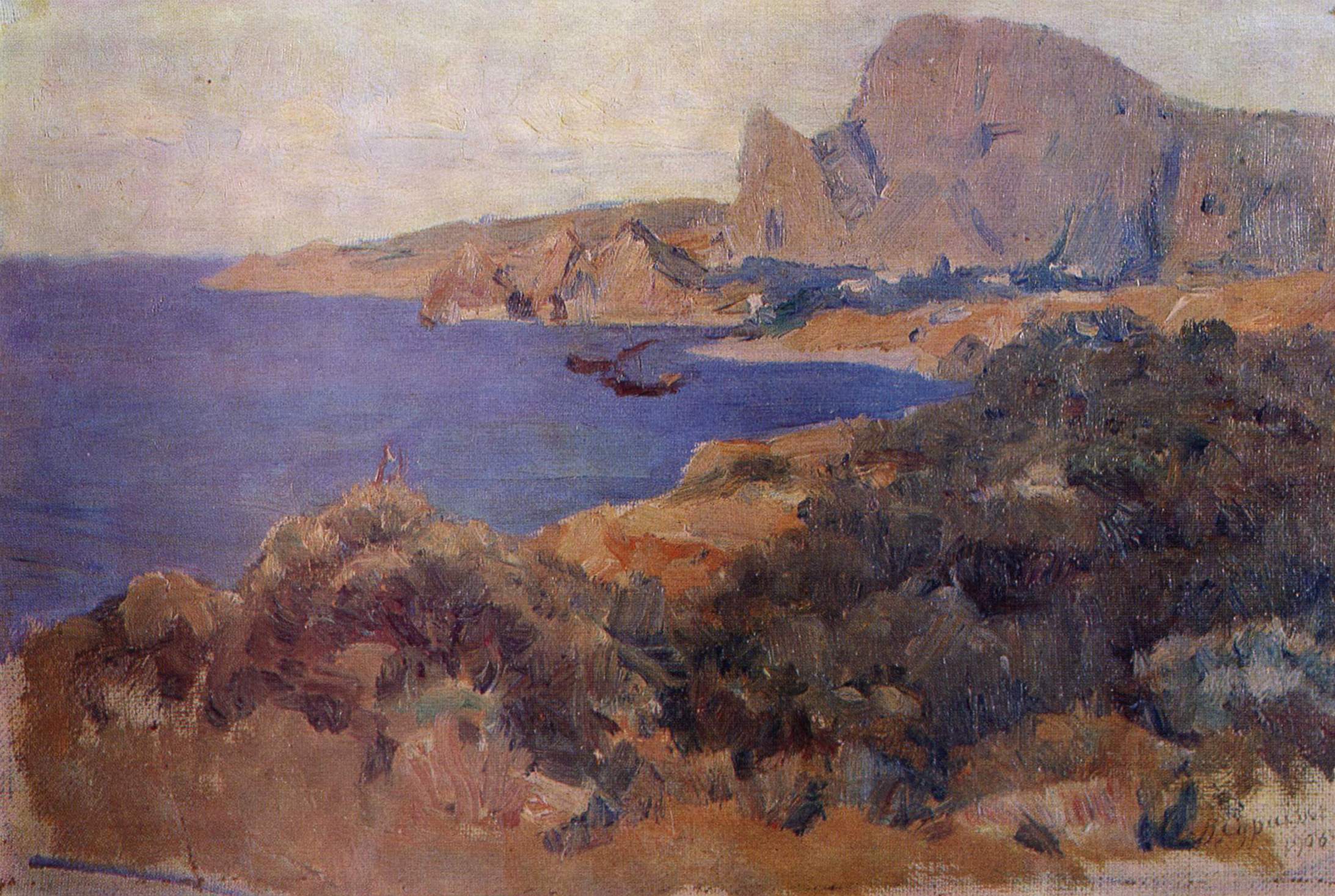 Суриков. Берег моря. 1908  