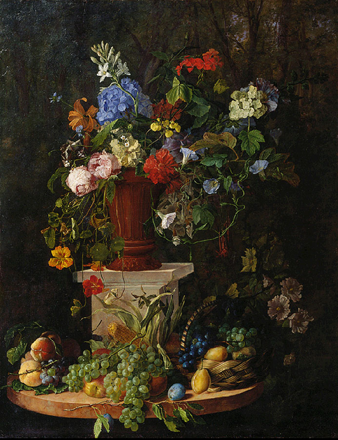 Садовников В.М.. Цветы и фрукты. 1855
