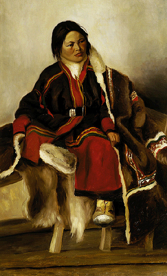 Островская-Шателен. Портрет ненецкой девушки. 1890-е