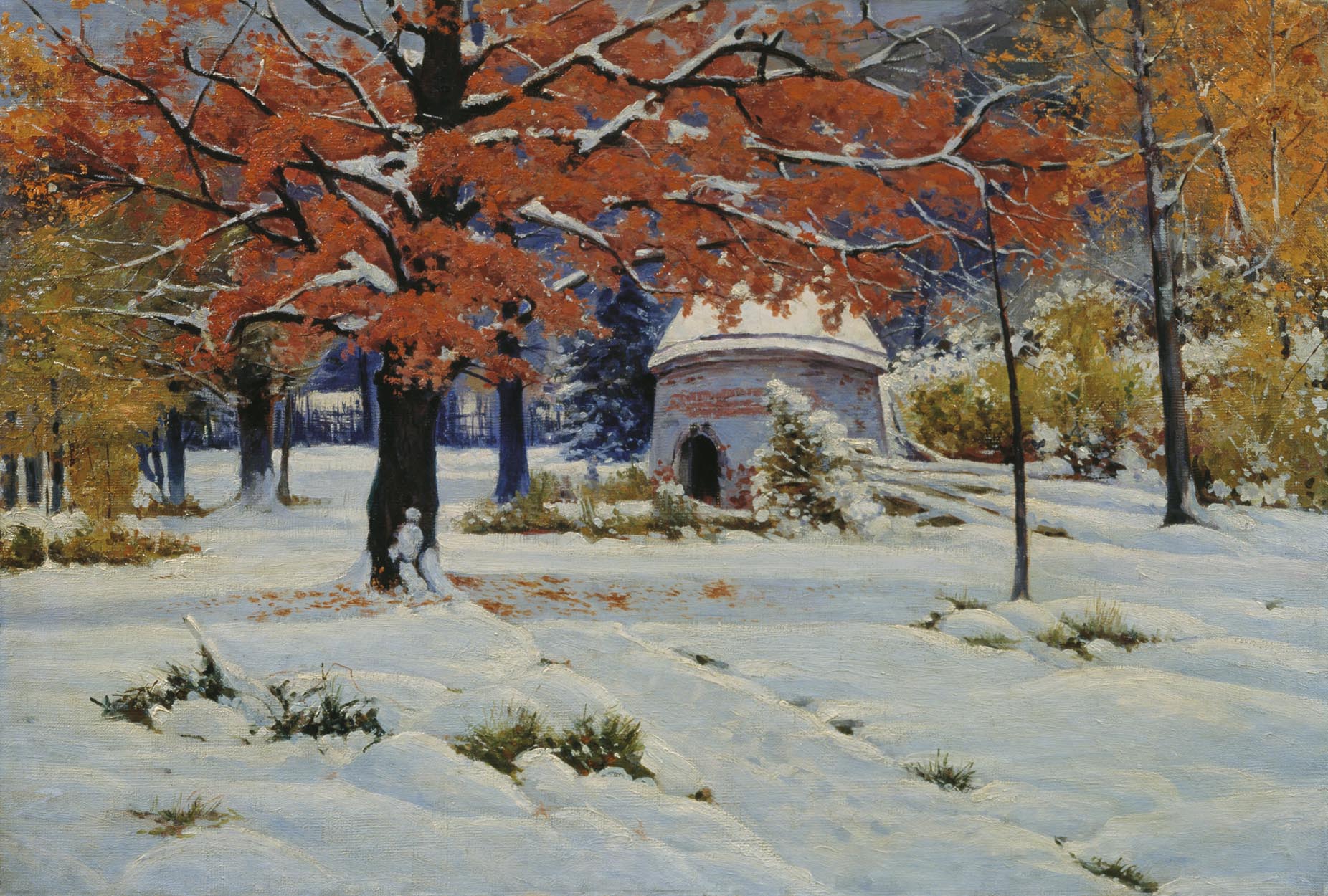 Крыжицкий. Ранний снег. 1890-е