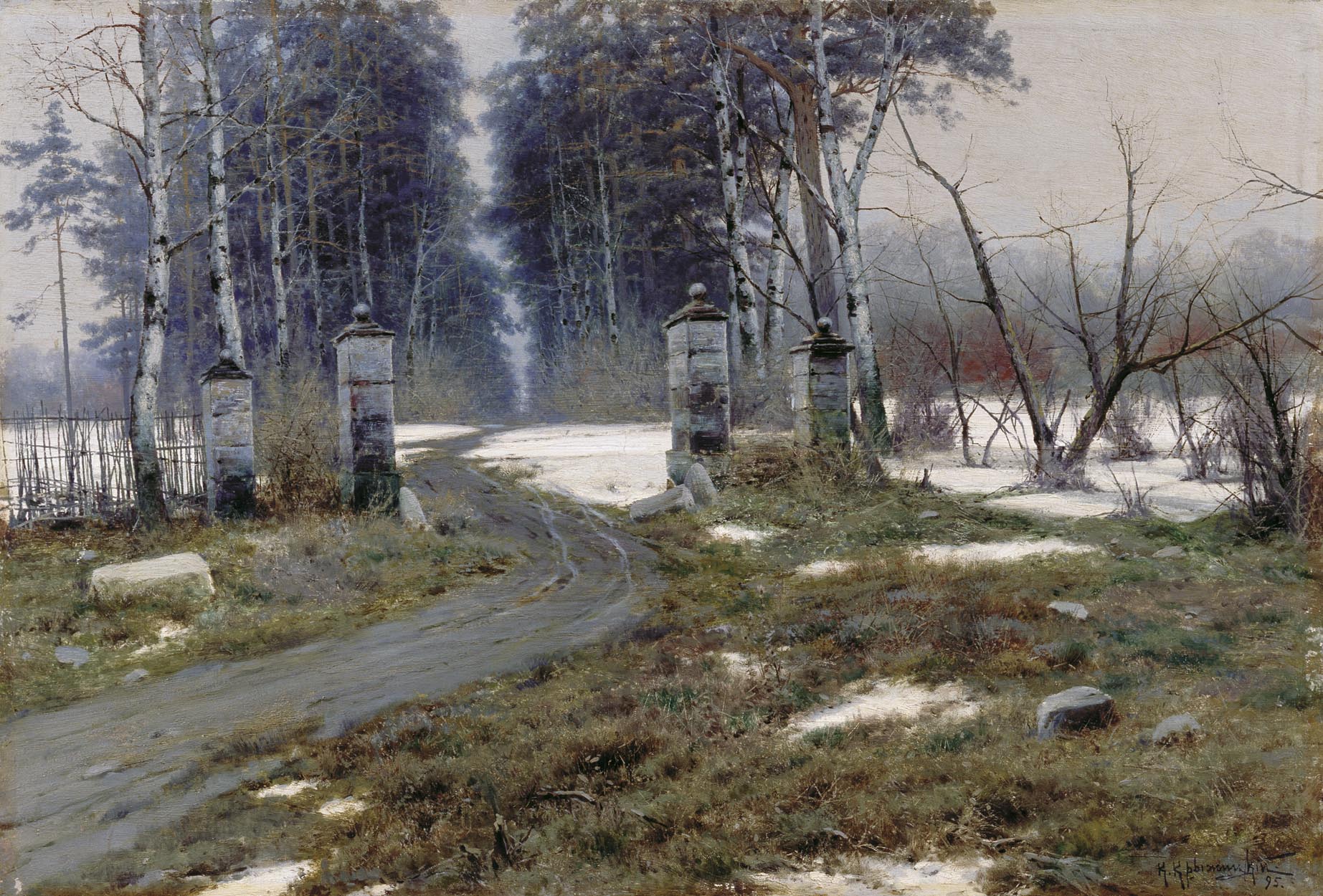 Крыжицкий. Пейзаж. 1895