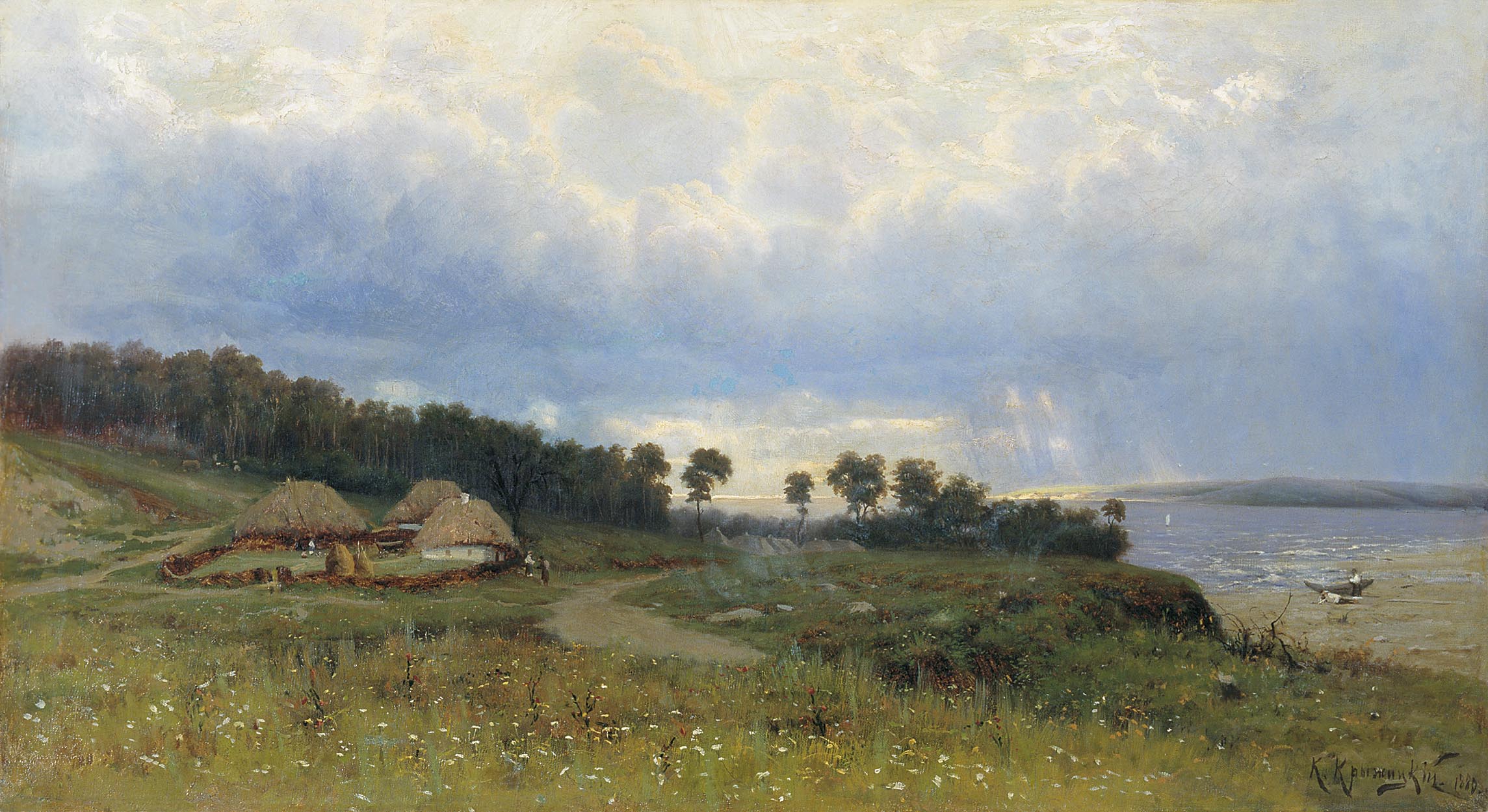 Крыжицкий. Перед дождём. 1880