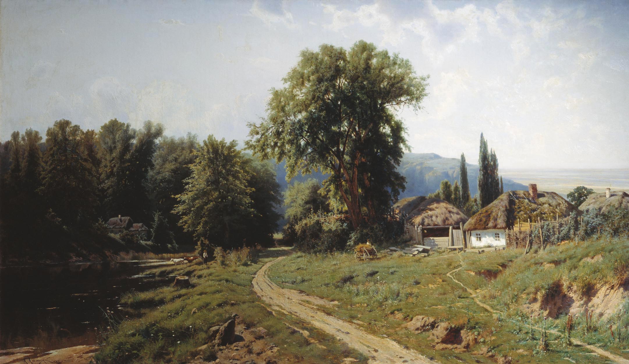 Крыжицкий. Хутор в Малороссии. 1884