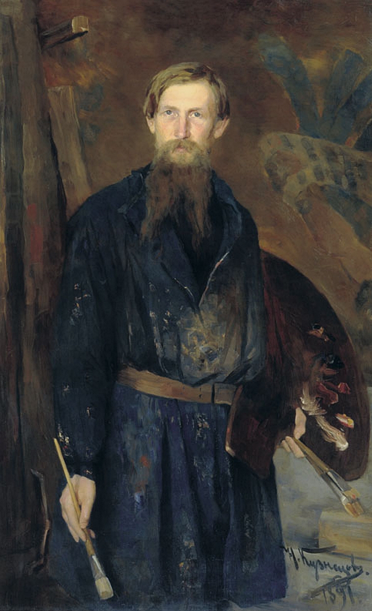 Кузнецов Н.Д.. Портрет В.М.Васнецова. 1891