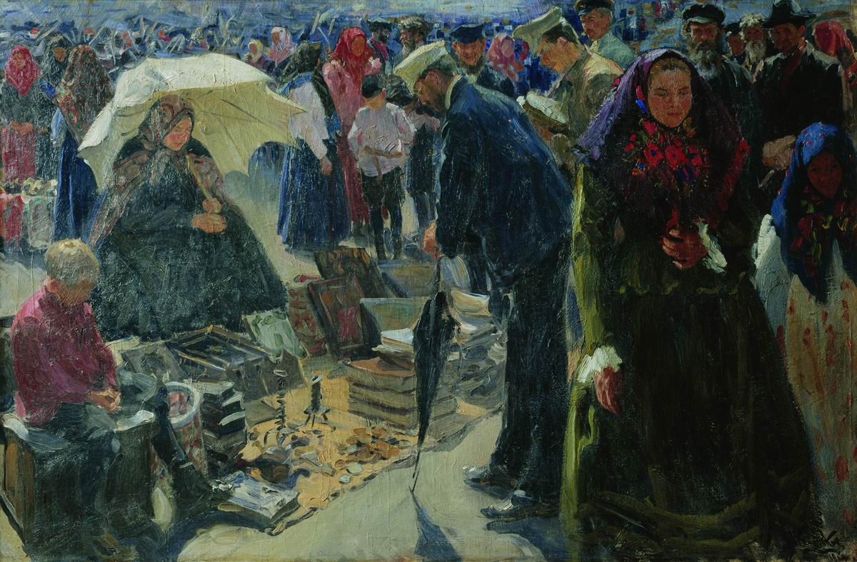 Куликов. Базар в Муроме. 1907