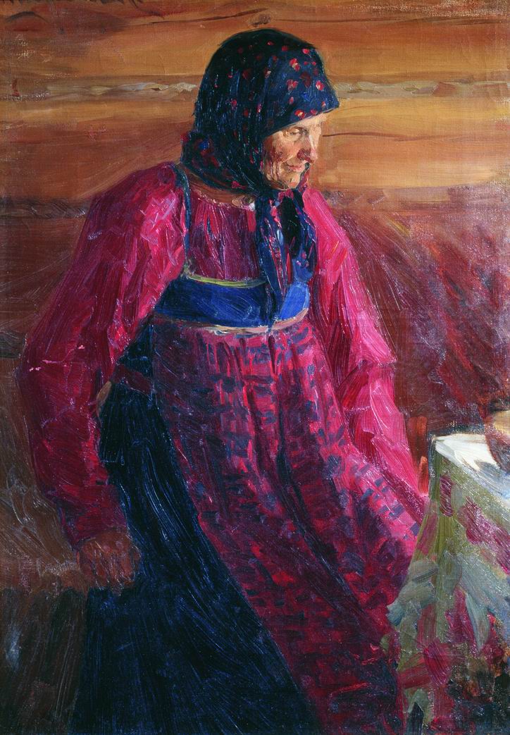 Куликов. Старуха Дарья из Прудищ. 1908