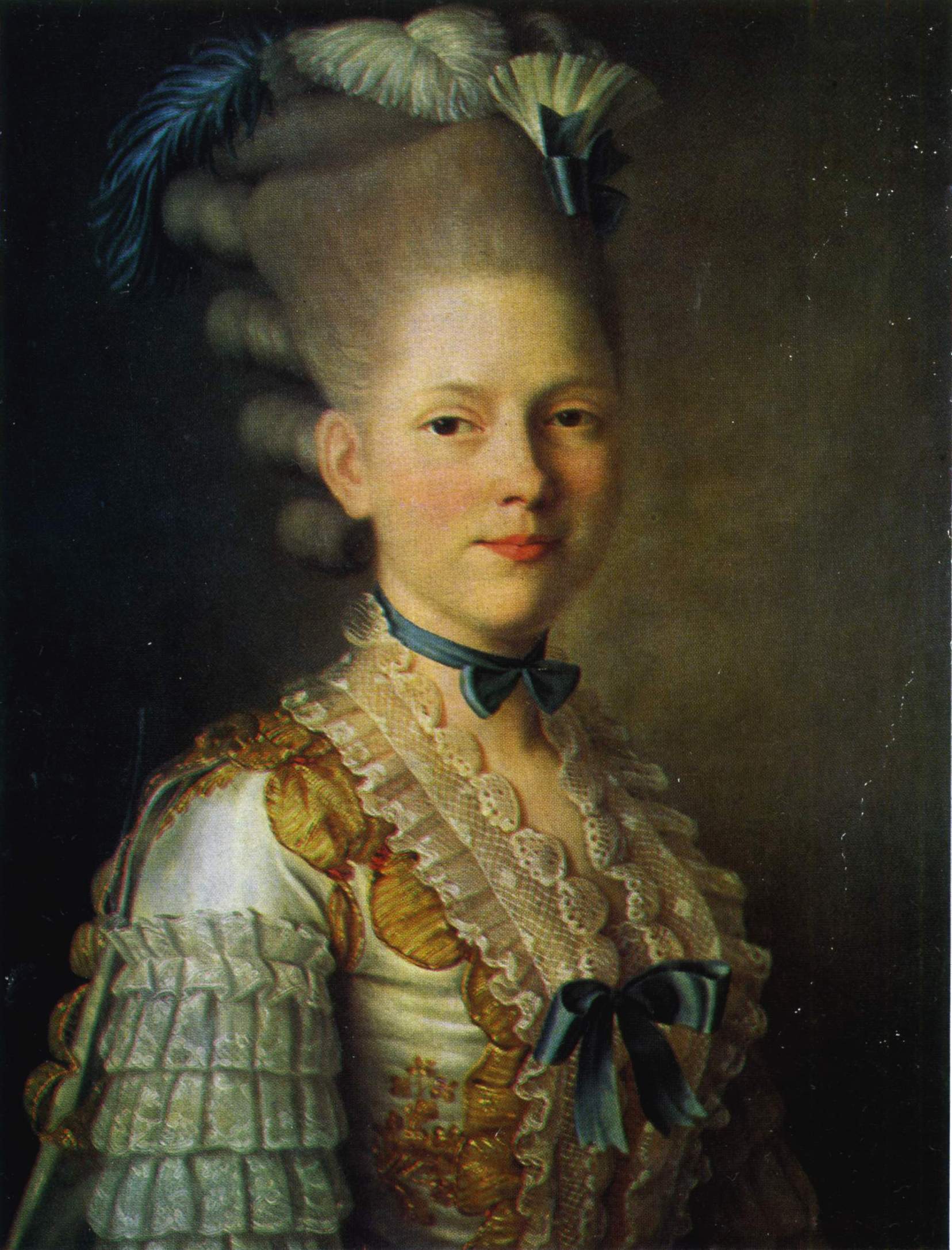 Рослин. Портрет Оболенской. Ок. 1776-1777