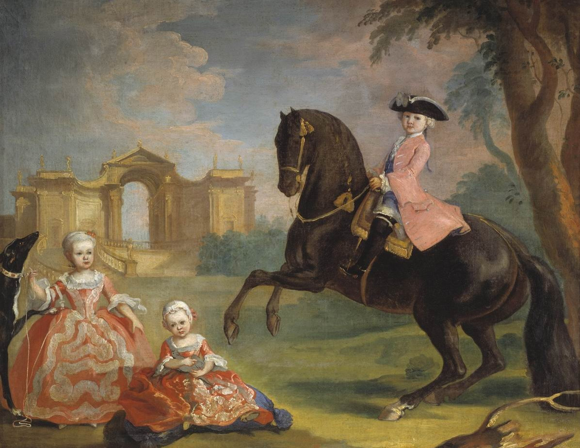 Преннер. Портрет детей графа И.И.Воронцова. Около 1755