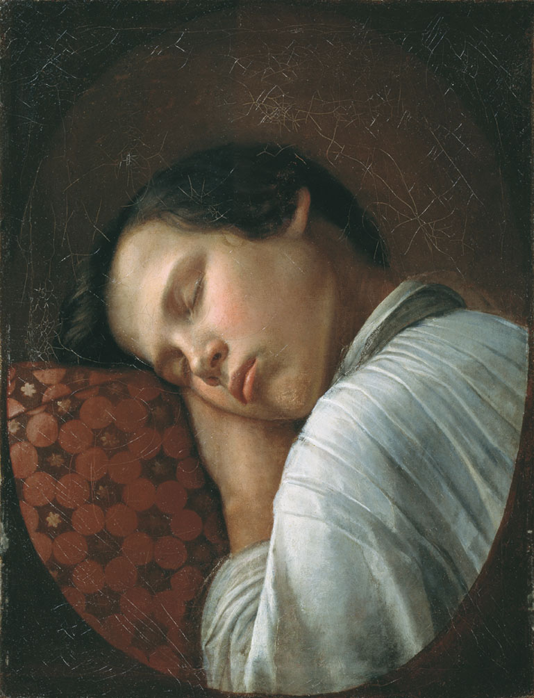 Крылов Н.. Спящий мальчик (Портрет Тыранова). 1824 (?)