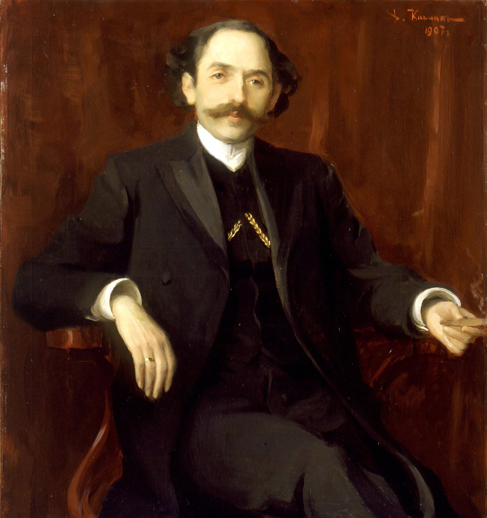 Киплик. Портрет Л.И. Вейнгерова. 1907