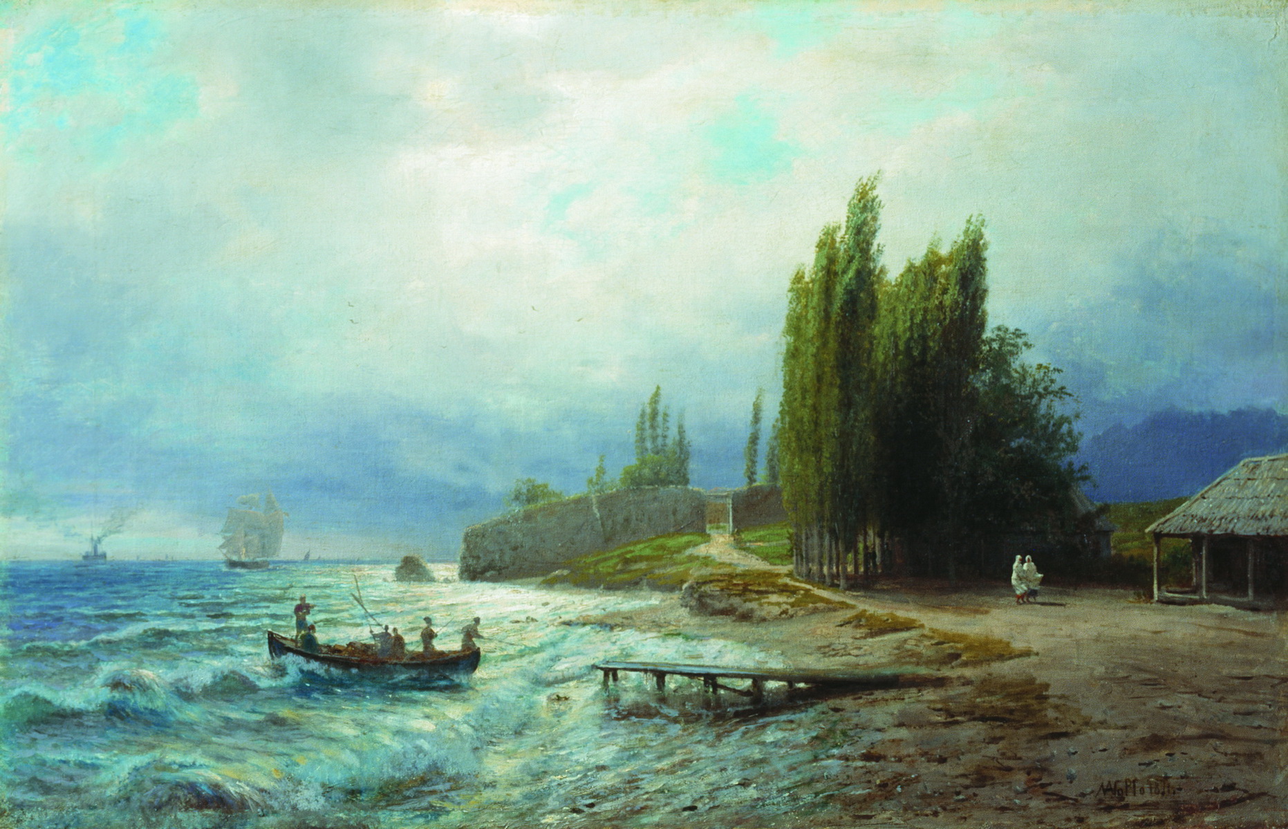 Лагорио. Пейзаж. 1871