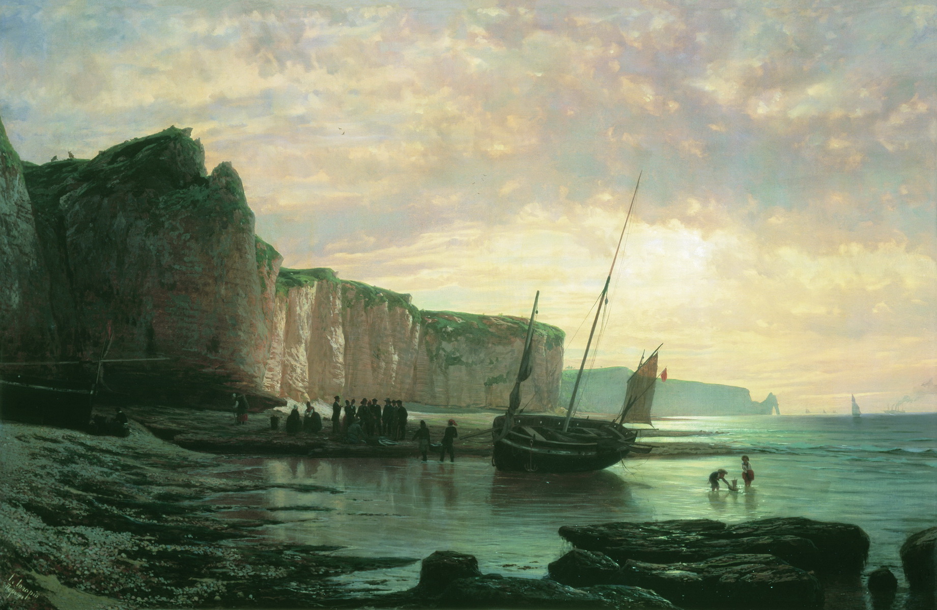 Лагорио. Нормандский берег. 1859