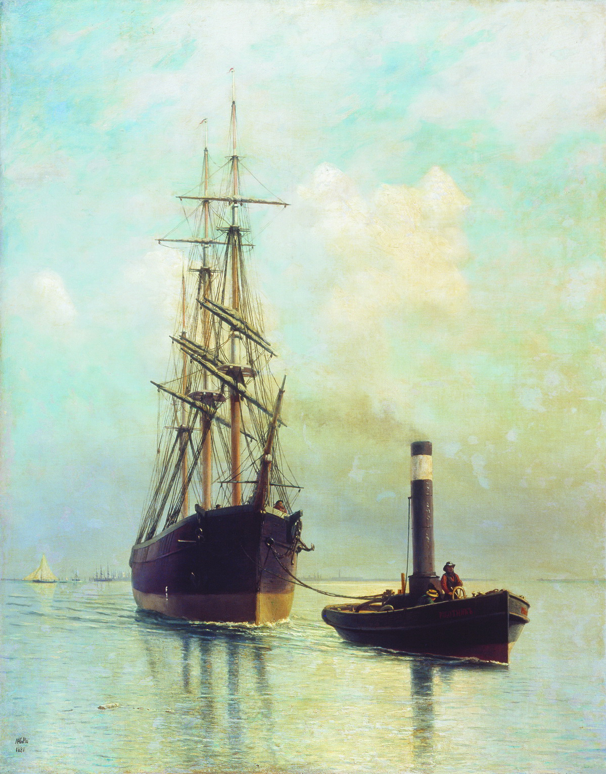 Лагорио. В Финском заливе. 1881