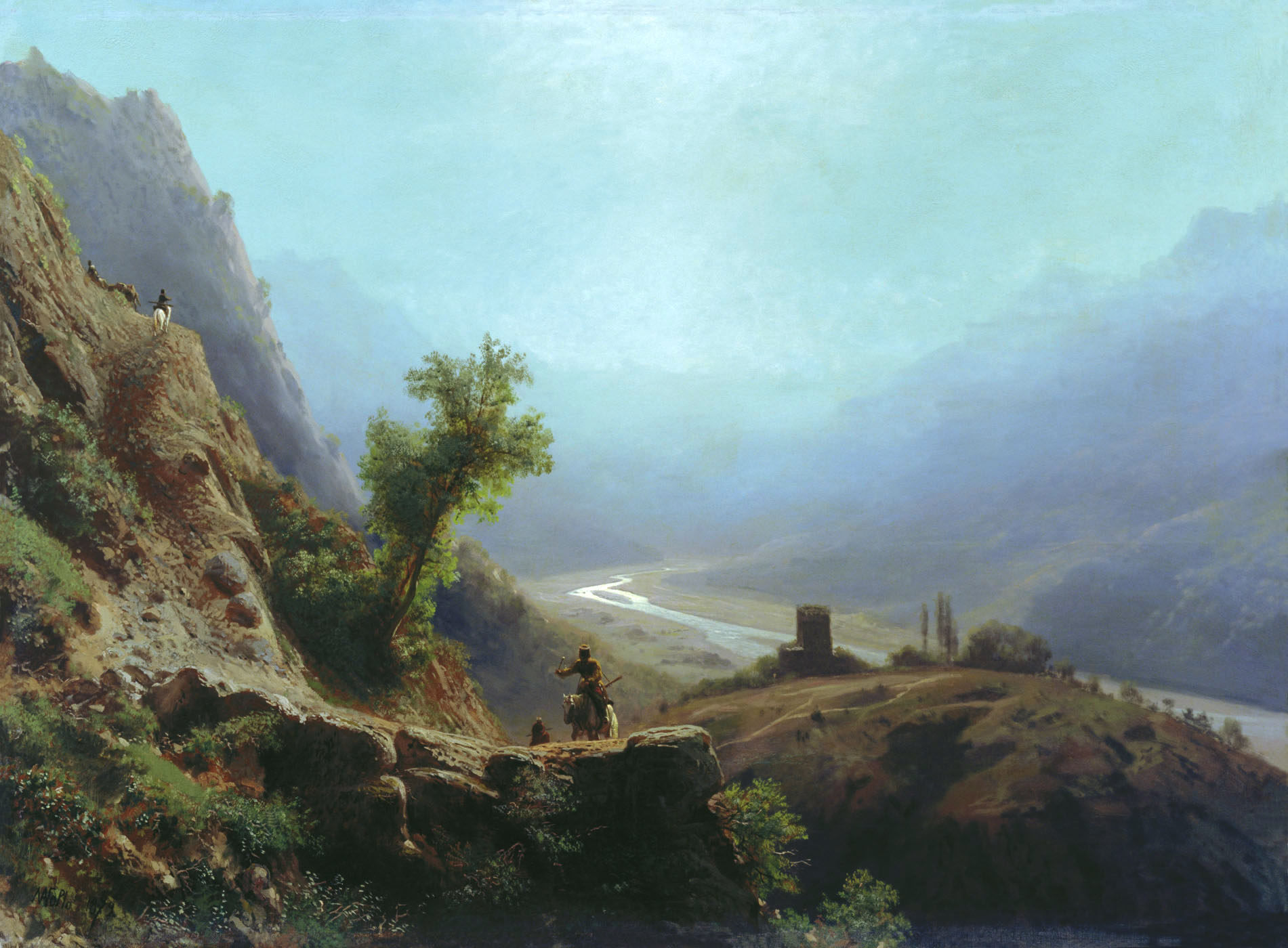 Лагорио. В горах Кавказа. 1879