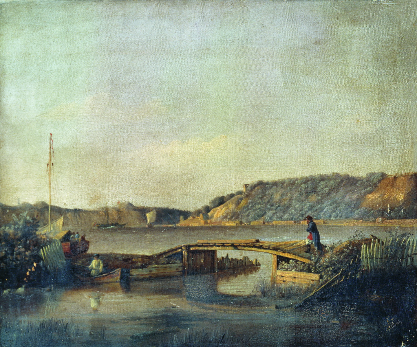 Лагорио. Вид реки. 1843
