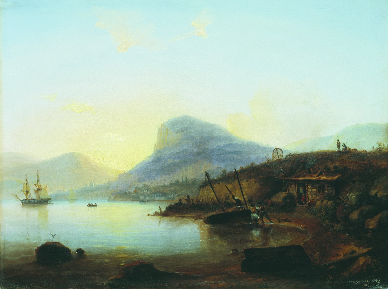 Лагорио. Берег моря. 1849