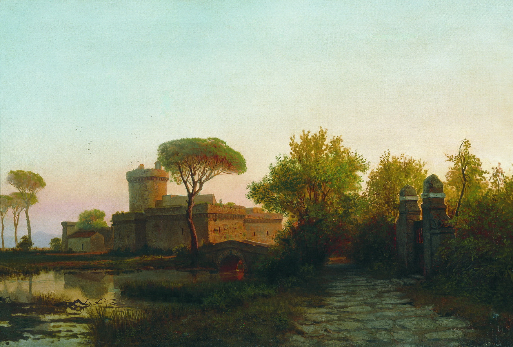 Лагорио. Пейзаж Франции. 1859