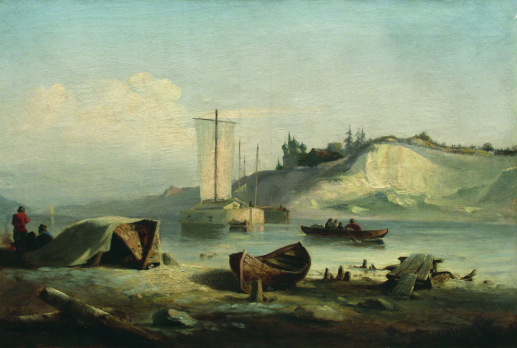 Лагорио. Берег реки. 1883