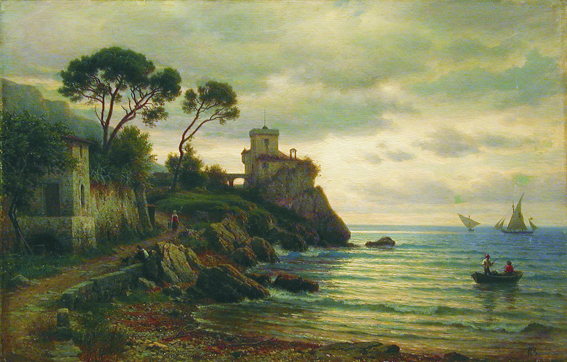 Лагорио. Итальянский пейзаж. 1870