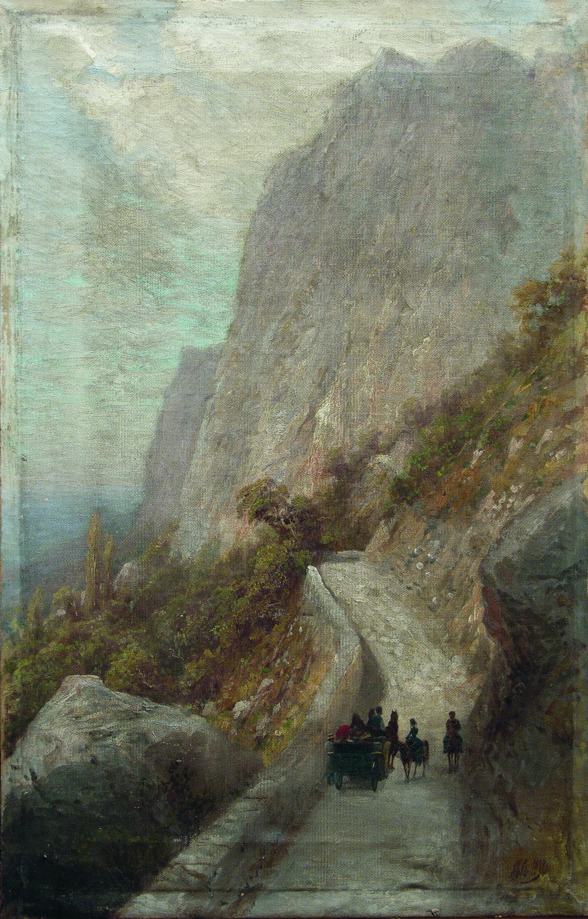 Лагорио. Горный пейзаж. 1890