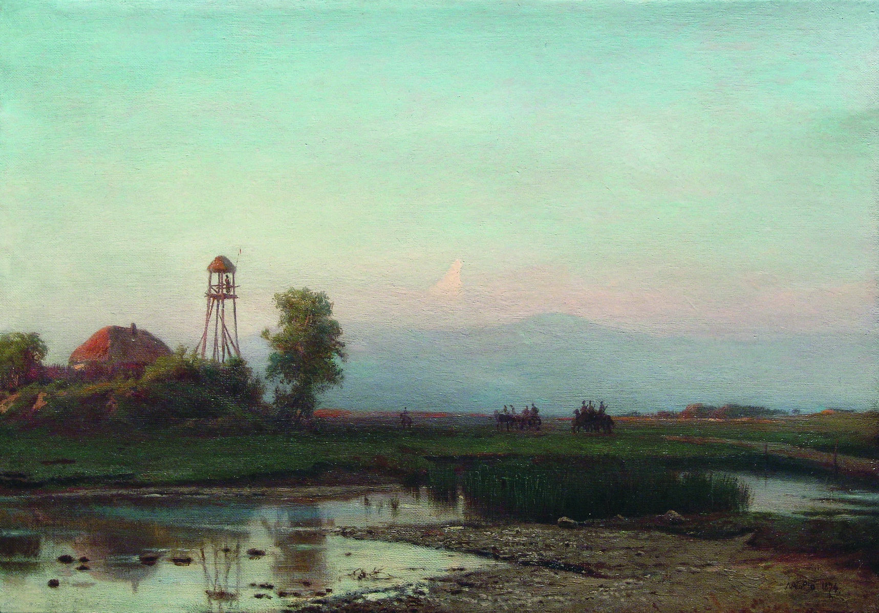 Лагорио. Казачий разъезд. 1874