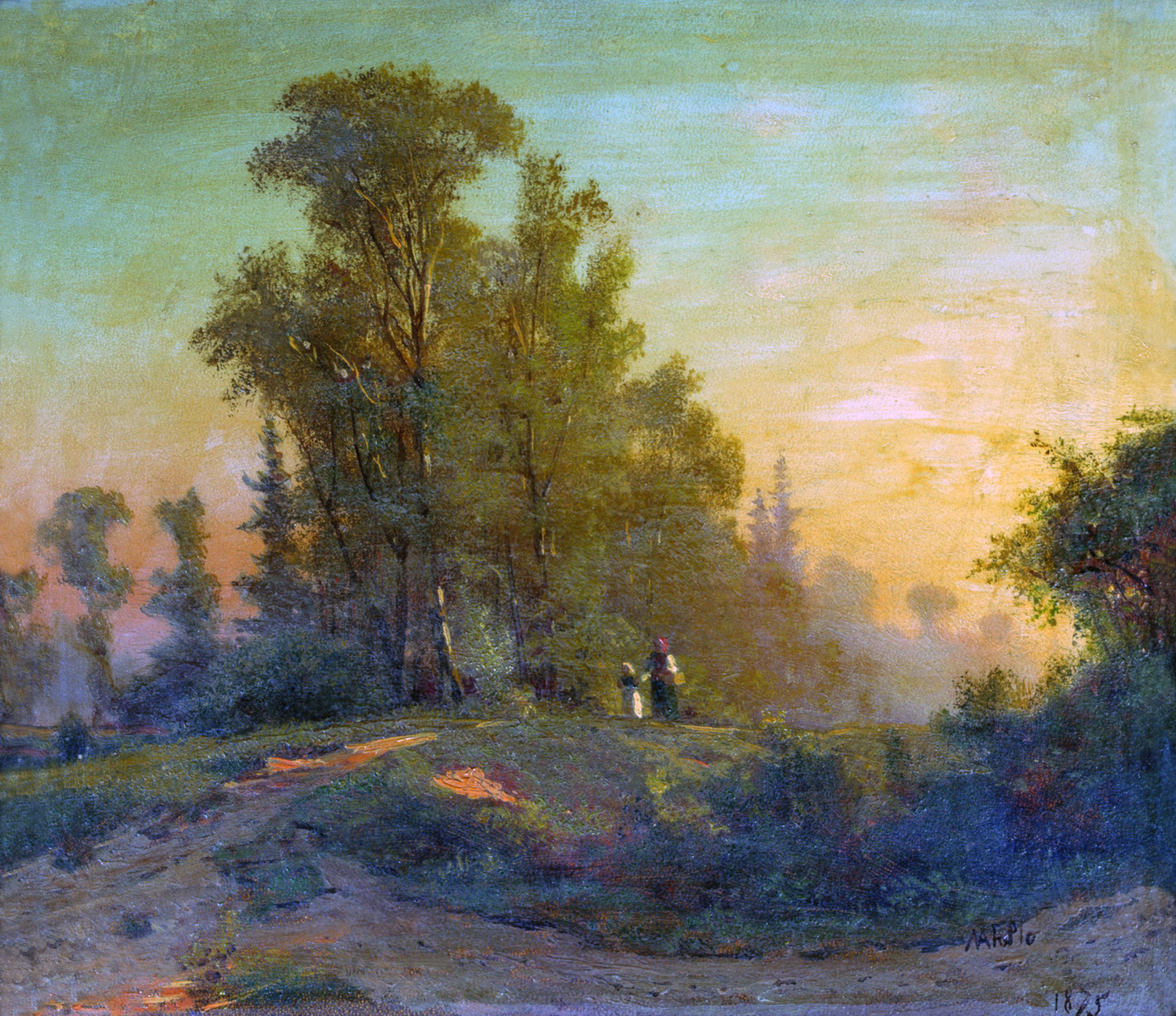 Лагорио. Лесной пейзаж. 1875