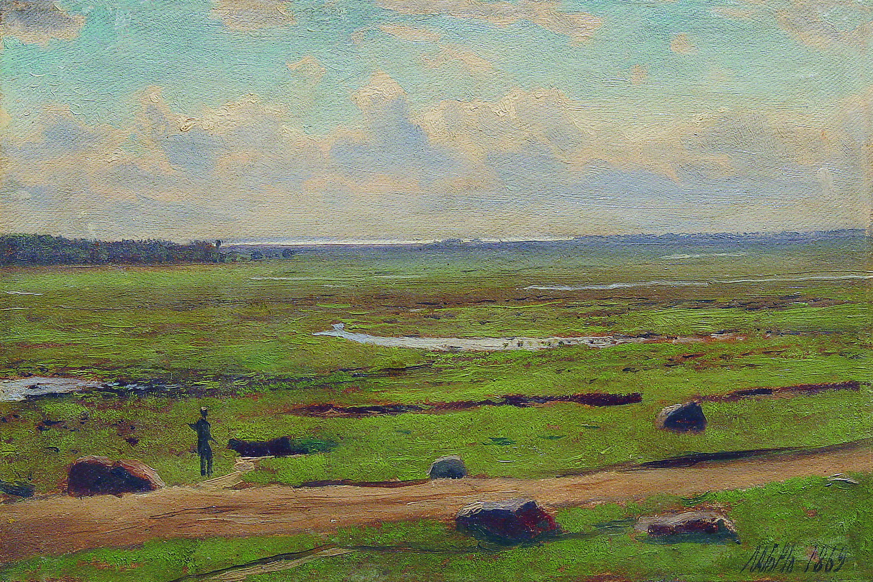Лагорио. Пейзаж. 1869