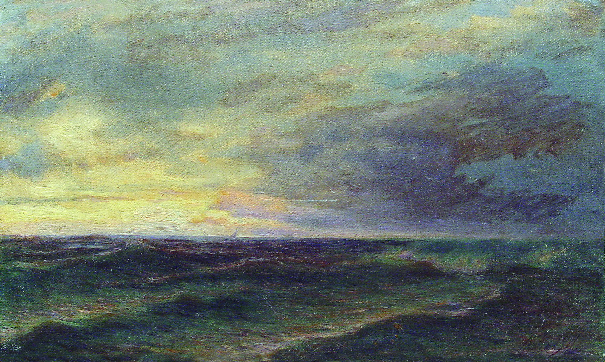 Лагорио. Морской пейзаж. 1901