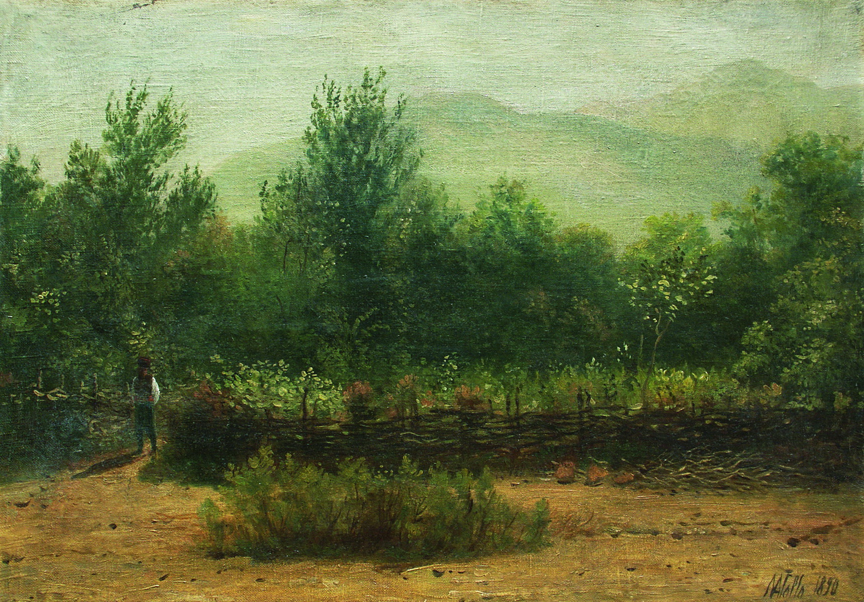 Лагорио. Крымский пейзаж. 1890