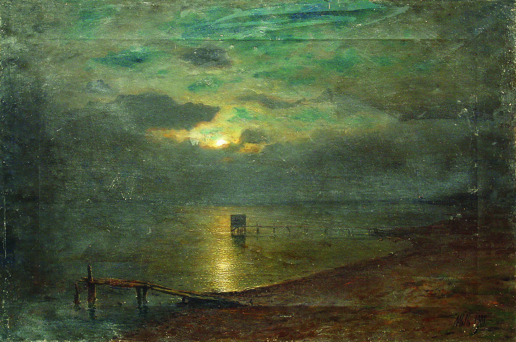 Лагорио. Море. Лунная ночь. 1901
