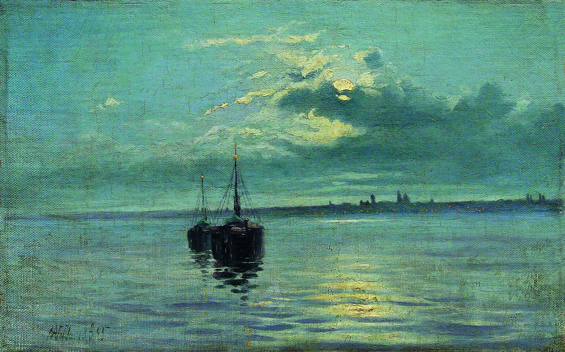 Лагорио. Морской пейзаж. 1885