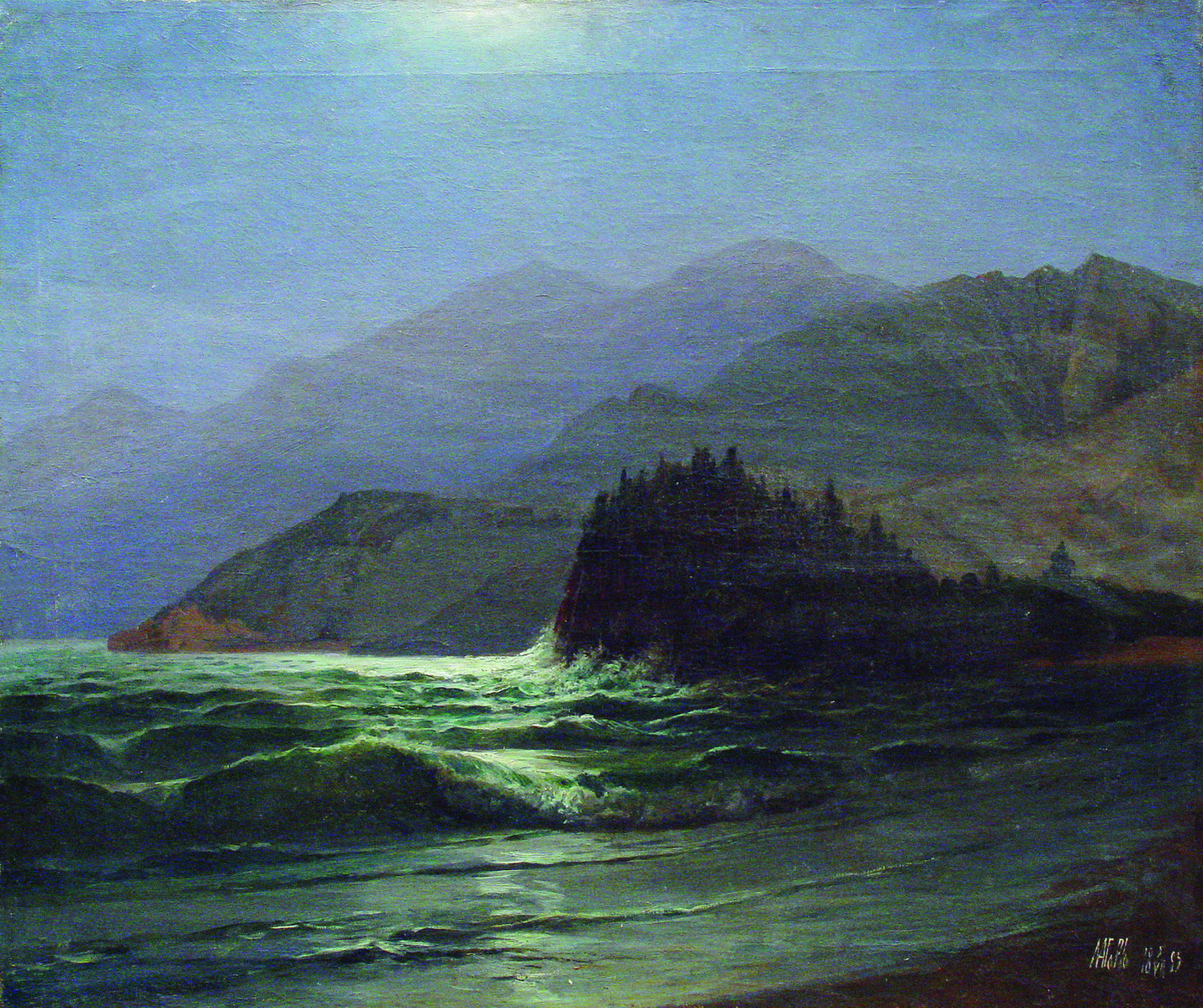 Лагорио. Морской пейзаж. 1895