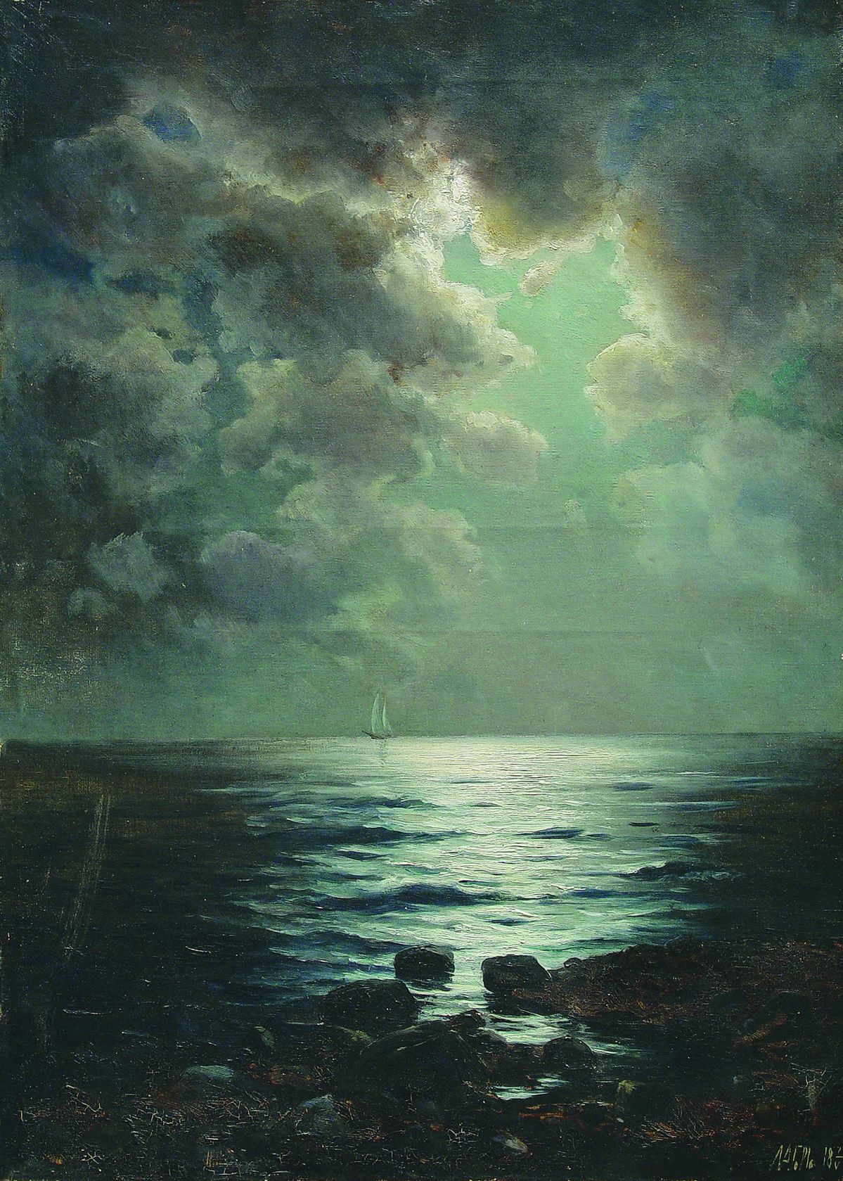 Лагорио. Морской пейзаж. 1886