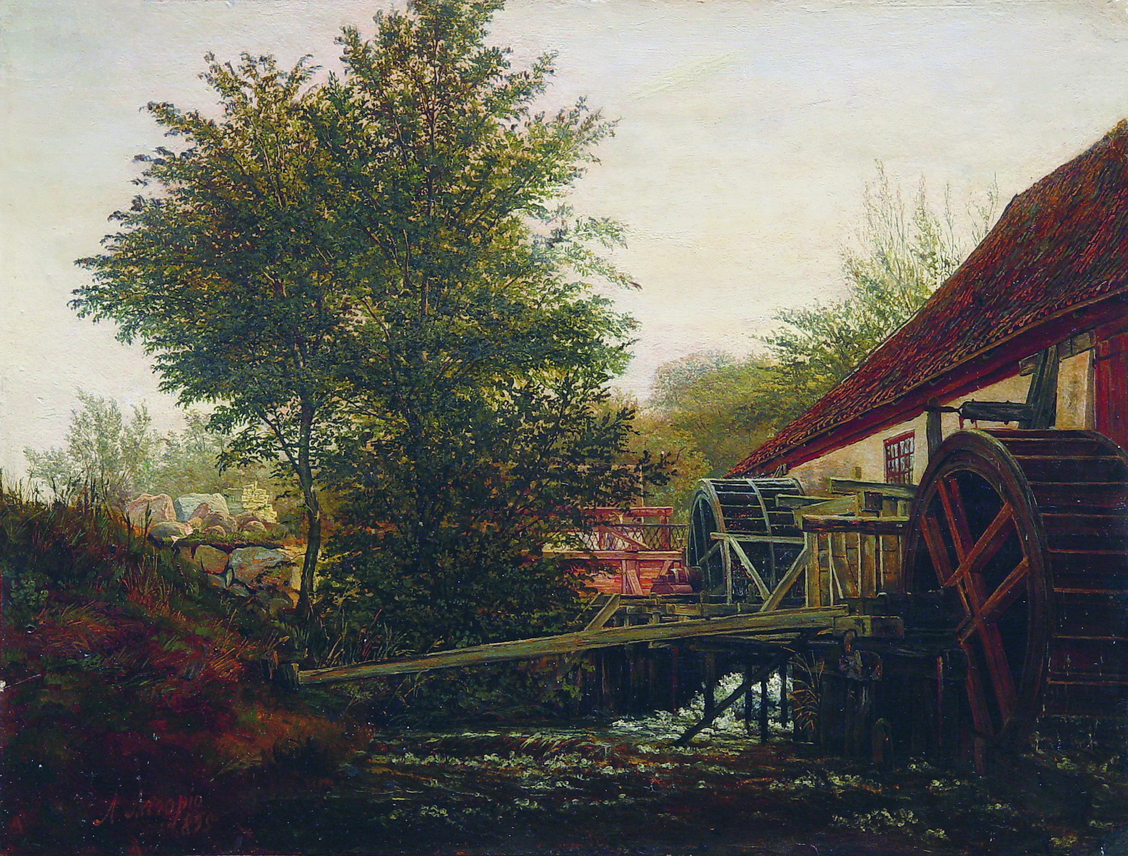 Лагорио. Старая мельница. 1859