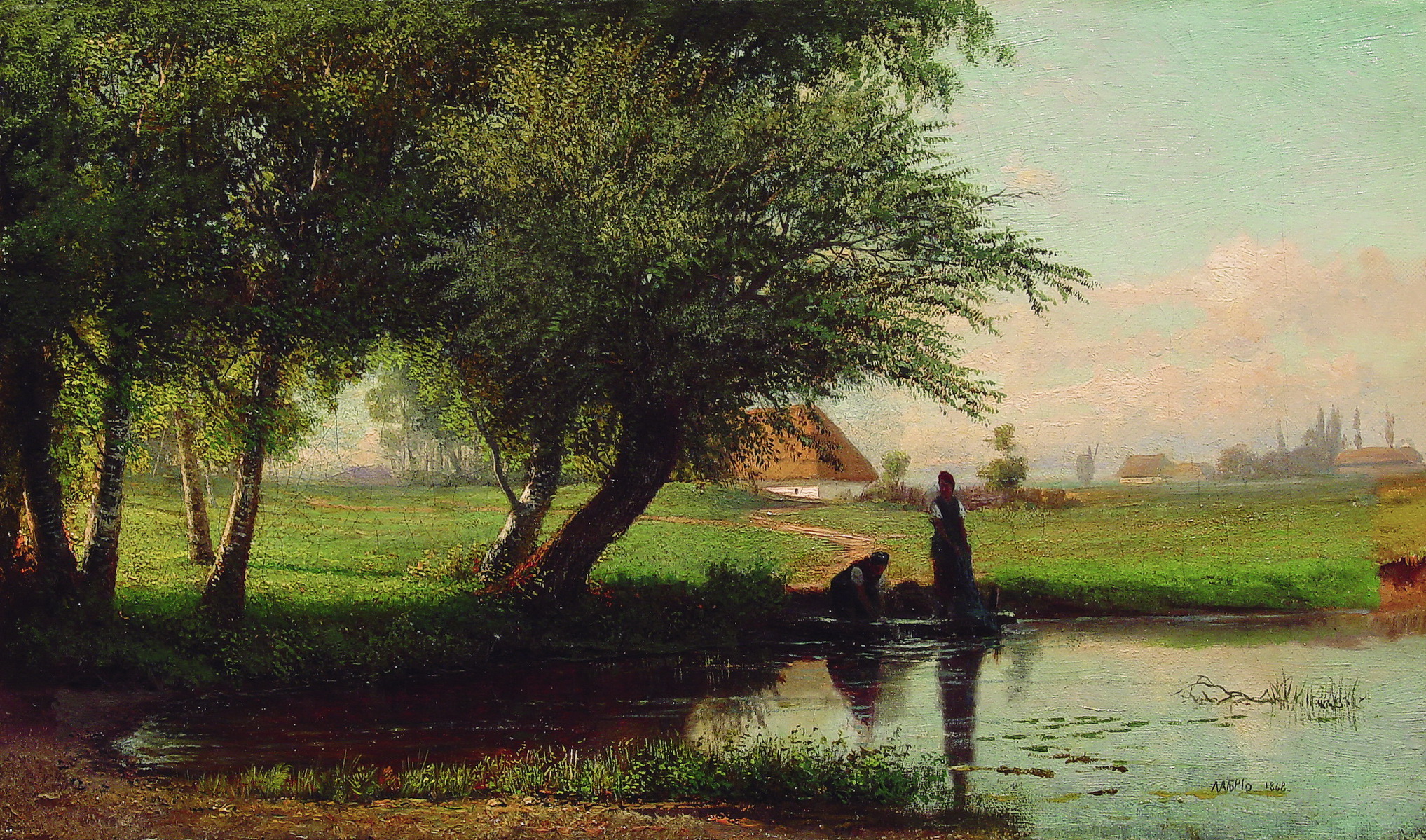 Лагорио. Украинский пейзаж. 1862