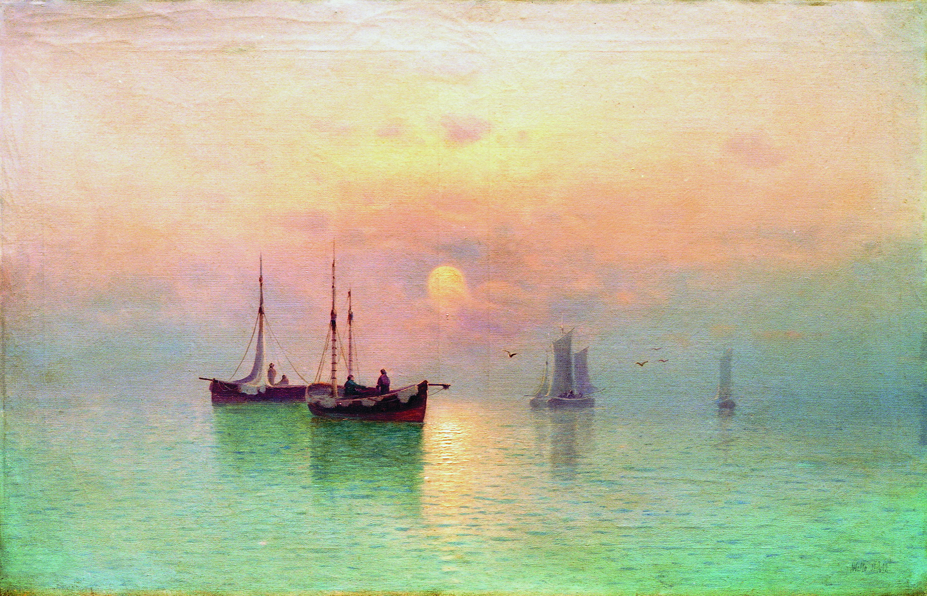 Лагорио. Морской пейзаж. 1902