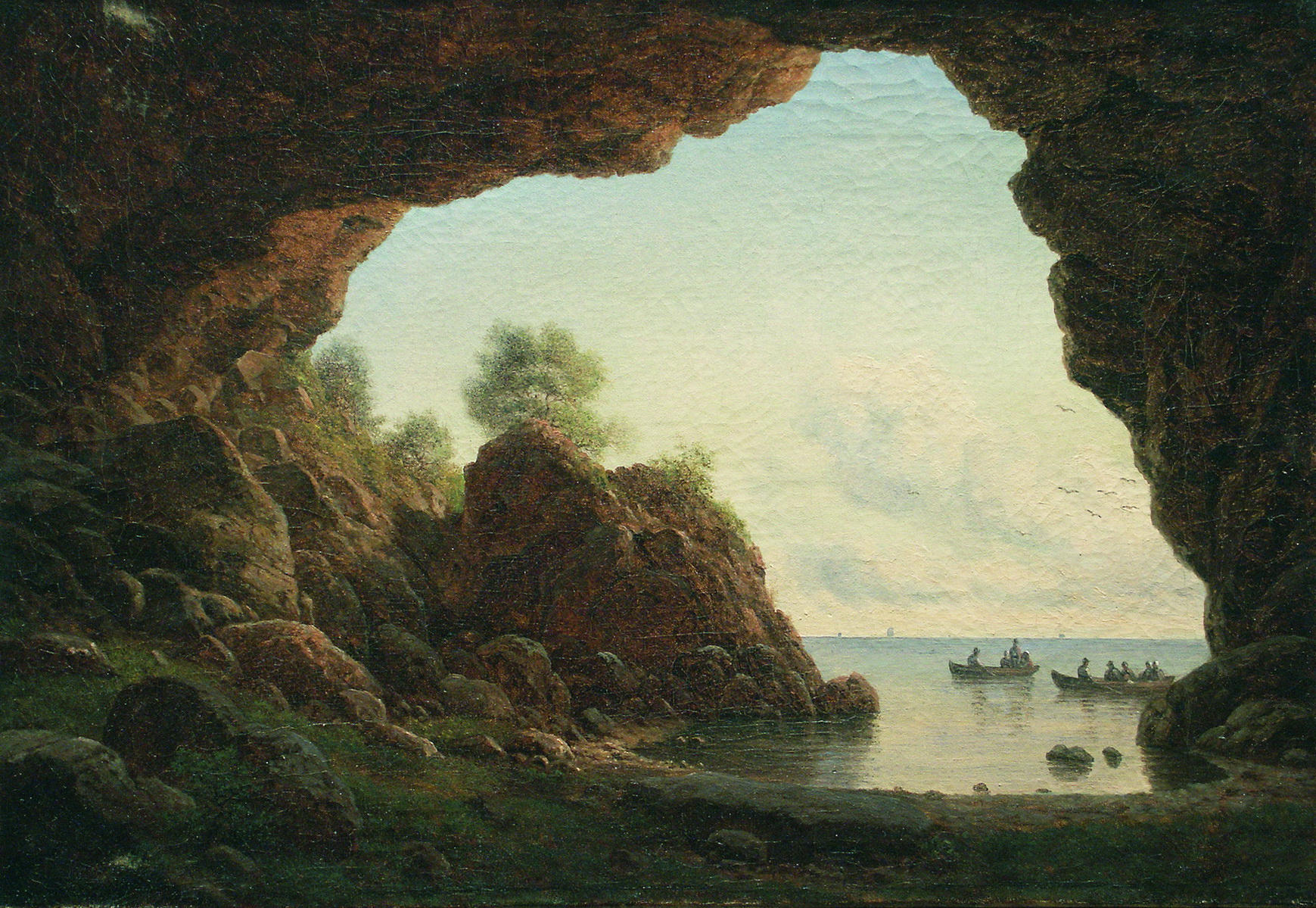 Лагорио. Вид из грота на море. 1870