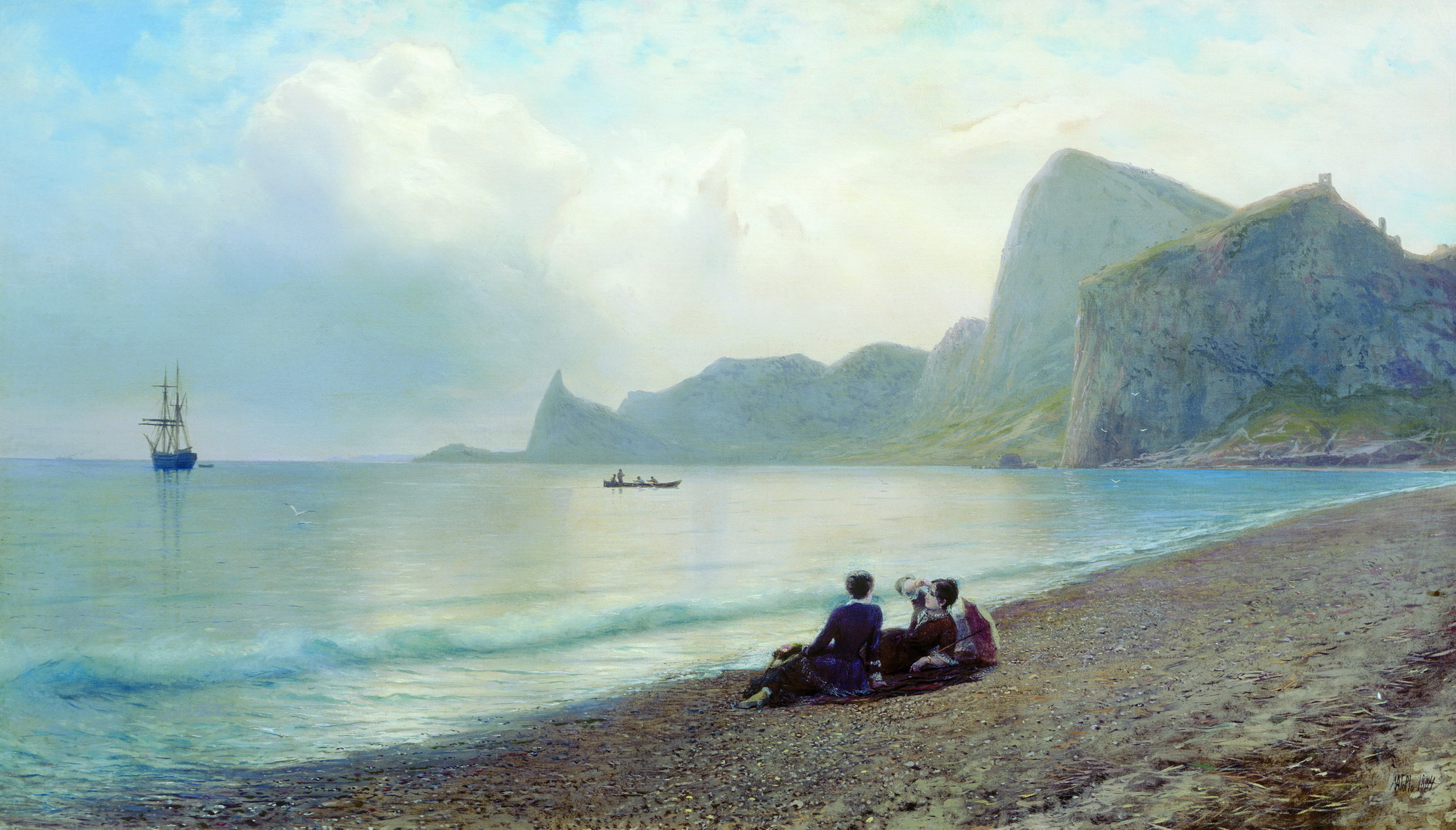 Лагорио. У моря. 1884