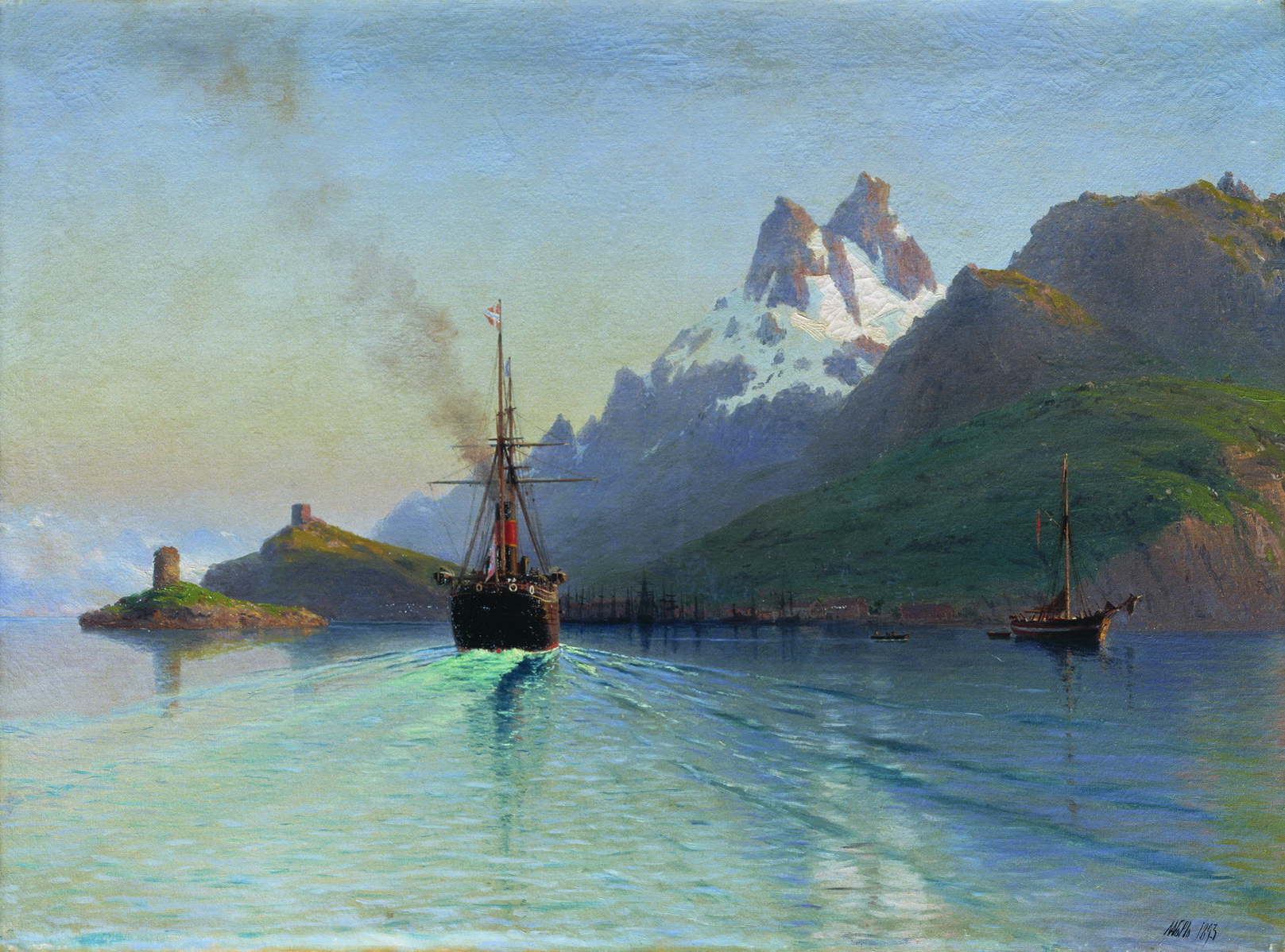 Лагорио. Боде на Лофотенских островах в Норвегии. 1893