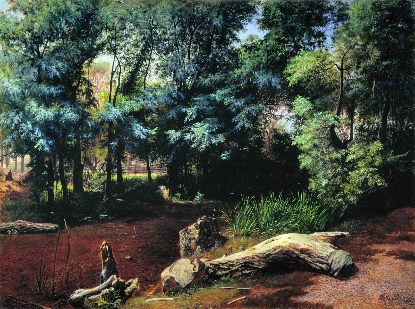 Лагорио. В чаще леса. 1871