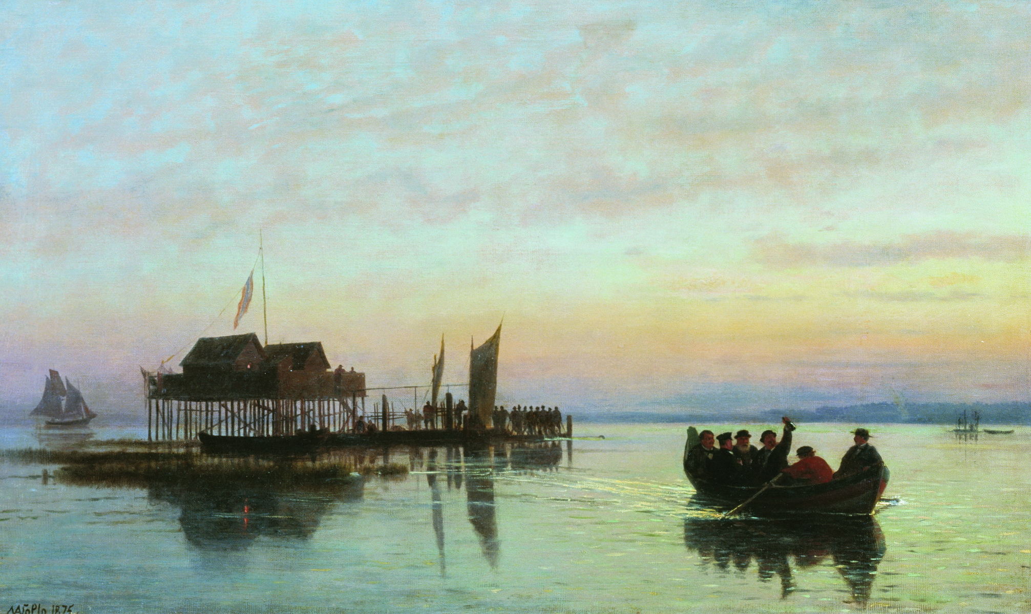 Лагорио. Рыболовецкие тони. 1875