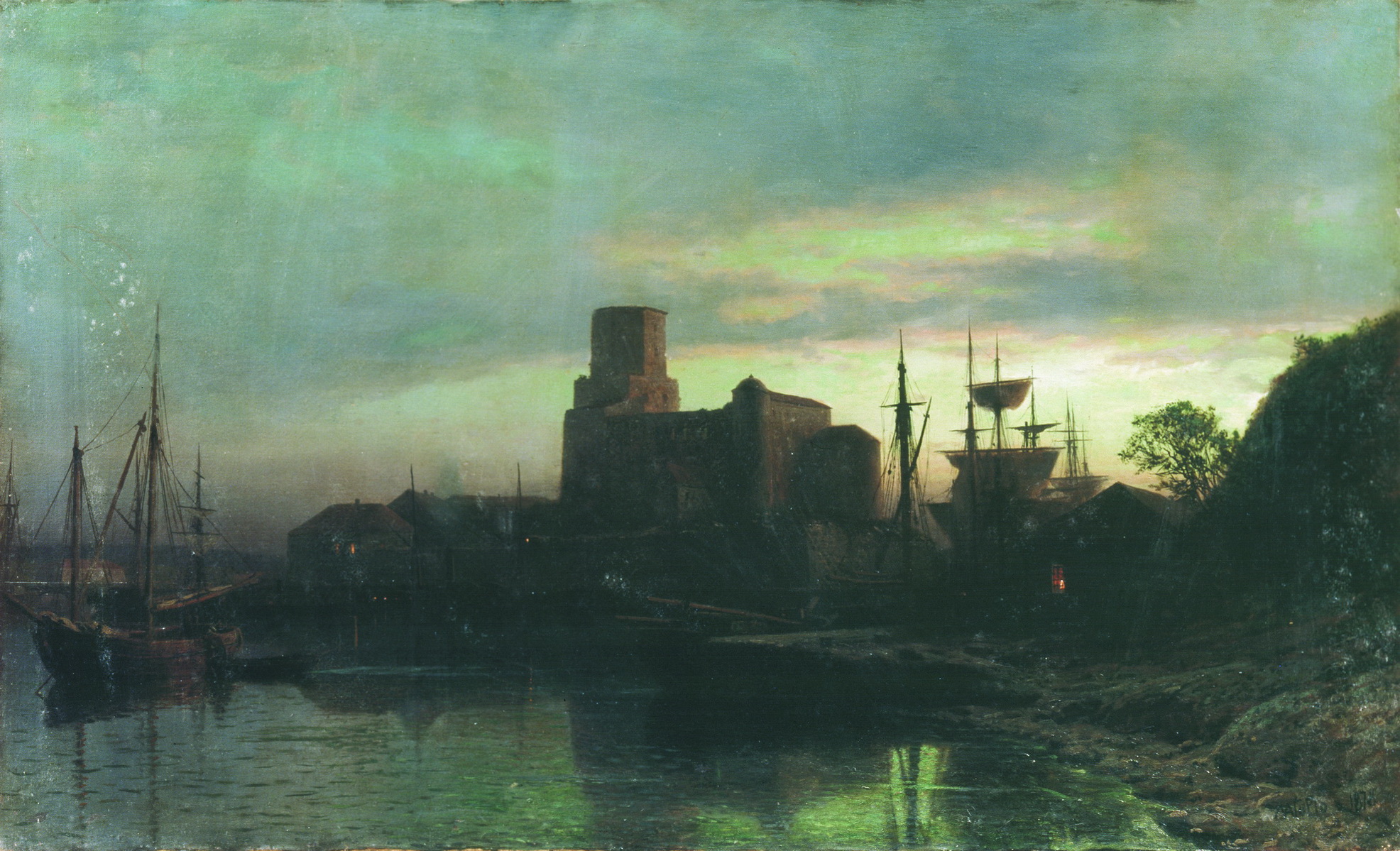 Лагорио. Морской пейзаж. 1878