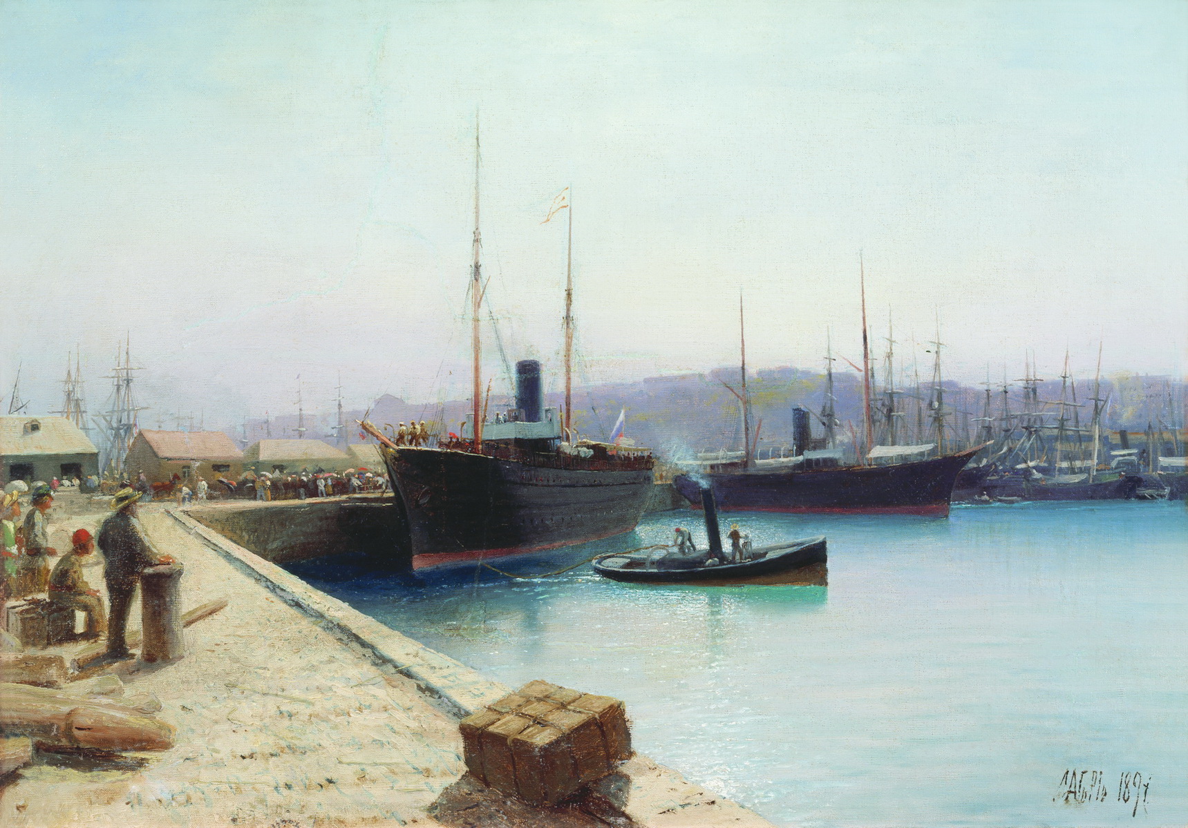 Лагорио. Корабельная пристань. 1897