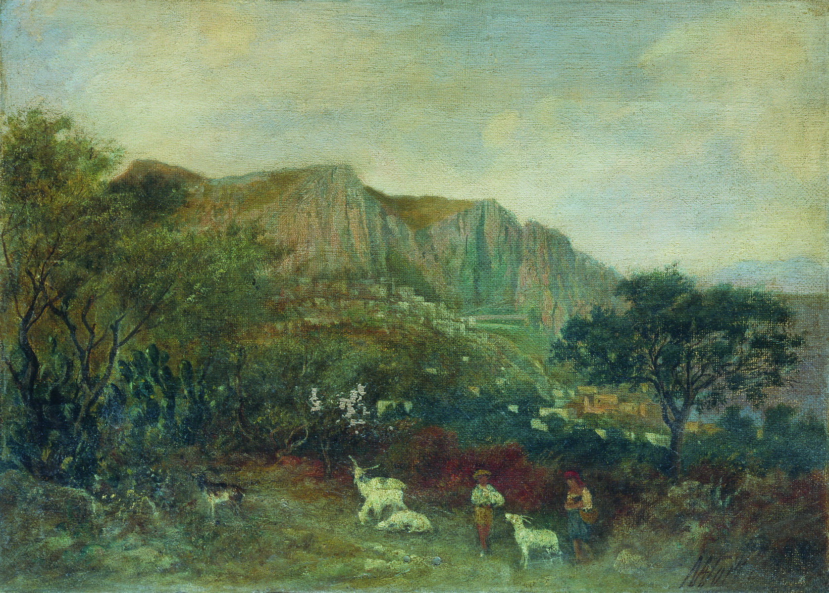 Лагорио. Пейзаж. 1870