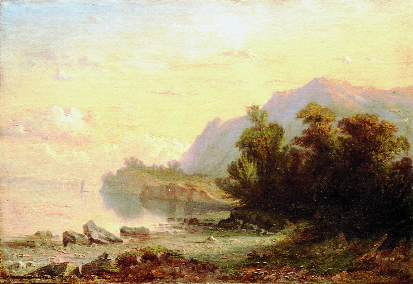 Лагорио. На берегу моря. 1860