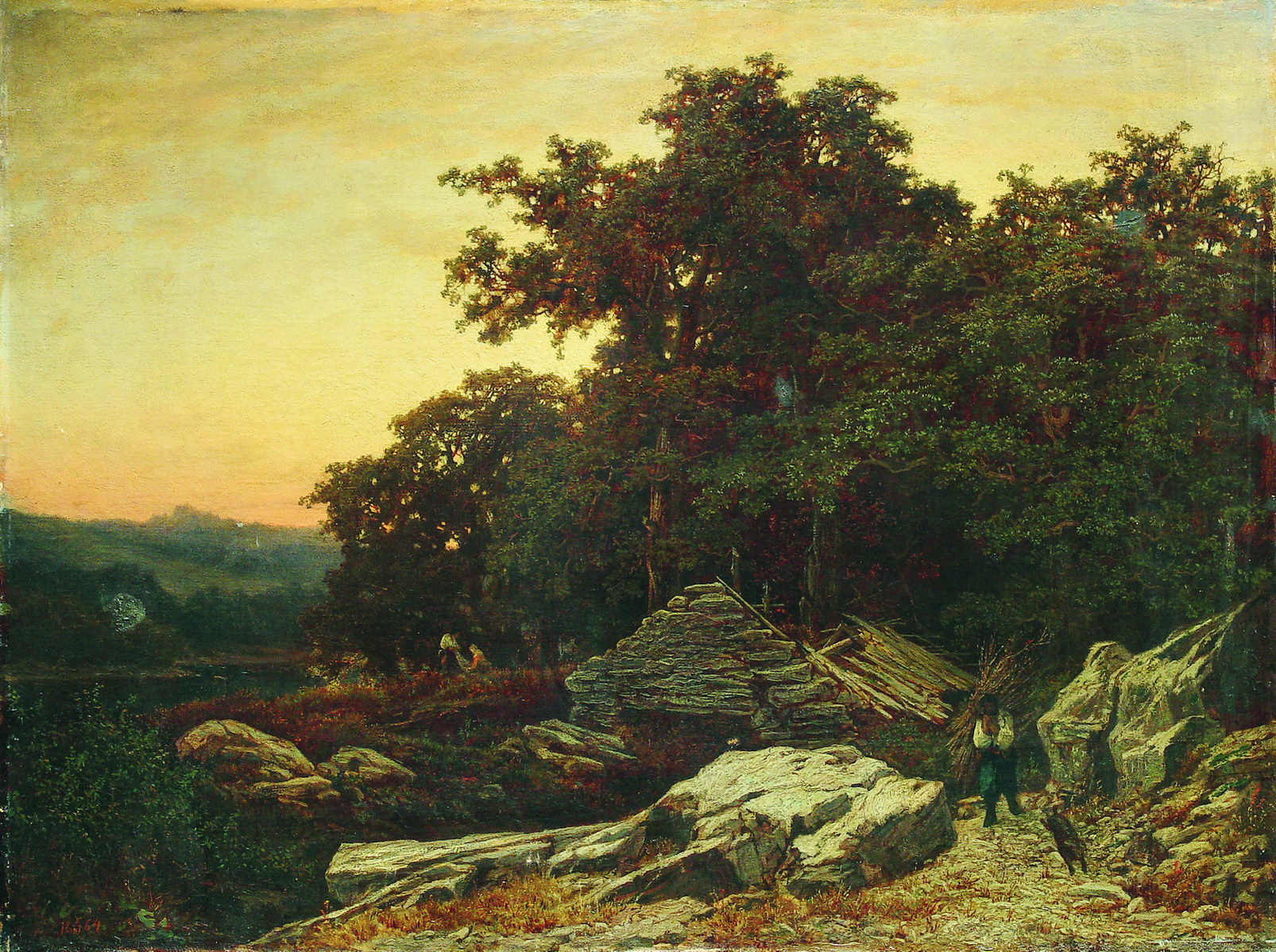 Лагорио. Пейзаж. Конец 1850 - начало 1860-х