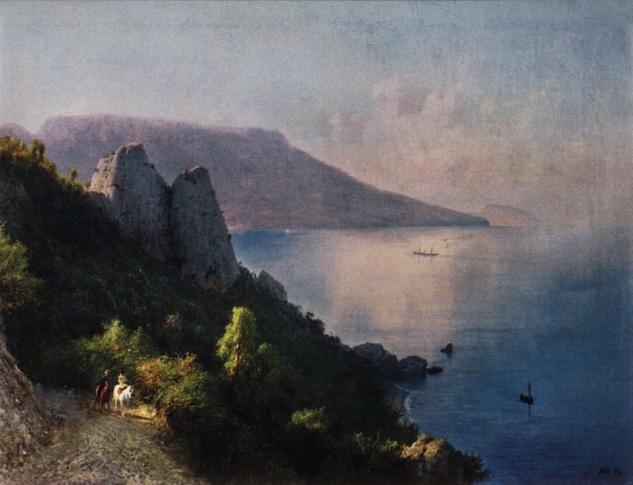 Лагорио. Вид на Ялтинскую бухту с высоты. 1894